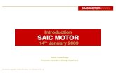 Introduction SAIC MOTOR - lowcvp.org.uk presentation... · SAIC Motor Corporation Ltd. (“SAIC Motor”) is the main business of the corporation that manufactures, distributes and