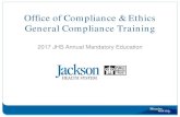 Office of Compliance Ethics General Compliance of Compliance Ethics General Compliance Training ... – Understand the fundamentals of ... Office of Compliance Ethics General Compliance