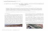 A CRITICAL ANALYSIS OF THE CAMPO VOLANTIN · PDF fileA CRITICAL ANALYSIS OF THE CAMPO VOLANTIN FOOTBRIDGE BILBAO, SPAIN ... bridging a gap ... the each abutment by welding it through