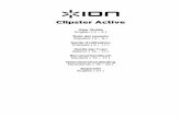 Clipster Active - ION Audio Down: Decreases the speaker volume on Clipster Active. 4. Volume Up: Increases the speaker volume on Clipster Active. 5.