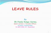 LEAVE RULES - .:: Welcome to Dr. Marri Channa Reddy … - Gr.1 FC.pdf ·  · 2014-06-17LEAVE RULES By Bh.Pandu Ranga Sarma ... (G.O.Ms.No.52, GAD(Poll.B) Dept., Dt.04.02.81) ii)