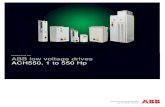 Priceless Price List ABB low voltage drives ACH550, 1 to ... DRIVES ACH550 ACH550-PNPL02U ... Definitions of NEMA and IEC environmental ratings ... Short Circuit Current Rating: ...