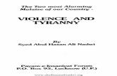 violence and tyranny - Islamic Books in English, Hindi ...abulhasanalinadwi.org/books/violence and tyranny.pdf · Syed Abul Hasan Ali Nadwi on 6th January, 1993 at Baradari, ... further