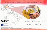 «Tortel l i di zucca mantovani» - susplus.eususplus.eu/wp-content/uploads/2017/10/National-Dish-Workshop... · A personal approach to sustainabl e diets «Tortel l i di zucca mantovani»