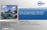 Office of Fossil Energy’s Solid Oxide Fuel Cell (SOFC ... Library/Events/2015...National Energy Technology Laboratory Shailesh D. Vora Office of Fossil Energy’s Solid Oxide Fuel