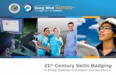 21st Century Skills Badging - imsglobal.org - IMS... · • Get Californians into open jobs. ... Development • Digital badges were designed for ... NWoW learning objectives and