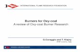 20130618 Burners for Oxy-coal - relcomeu.comrelcomeu.com/gestionale/public/files/Burners for Oxy-coal_Review of... · Burners for OxyBurners for Oxy-coal coal A review of OxyA review