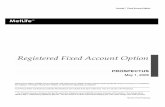 Registered Fixed Account Option - Qualified Plans · PDF fileInternal Revenue Code of 1986, as amended (the “Code”), or a nonqualified deferred Compensation Plan. Participant’s