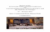 Report of the ILO/Trade Union National Conference on Report of the ILO/Trade Union National Conference On Current Employment Contract Practices and the Need for its Changes 27 –