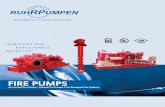 FIRE PUMPS - Ruhr Pump Grouprps-group.net/wp-content/uploads/2013/02/Pump_FirePumps-B.pdf · Ruhrpumpen’s Fire Pumps are Listed by Underwriter’s Laboraties and Approved by ...