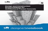 Design and Construction Responsibilities for Reverse ... - PCIelearning.pci.org/files/resources/DN-28.pdf · Design and Construction Responsibilities for ... and erection processes.