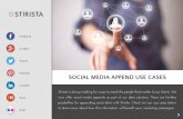 STIRISTA · PDF fileA social media append with LinkedIn data gives sales valuable insights into a person’s professional life, such as job history changes, interests, publications,