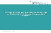 Design Guide for Concrete Toppings to Beam & EPS … guide for concrete toppings to beam & EPS block suspended floors September 2017 Page 1 1. Introduction Suspended beam and block