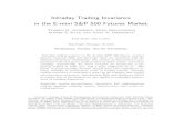 Intraday Trading Invariance in the E-mini S&P 500 Futures ... · PDF fileIntraday Trading Invariance in the E-mini S&P 500 Futures Market Torben G. Andersen, Oleg Bondarenko Albert