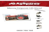 Massey Ferguson 135 Diesel - Agspares 135 Diesel Parts Catalogue.pdf · Actual stock may vary from photos Massey Ferguson 135 Diesel Quick Reference Parts Guide 2WD Front Axle Photo
