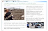 Gender Equality and Sustainable · PDF fileGender equality and sustainable urbanisation are crucial not only for the survival of cities, ... men in disaster planning, recovery, mitigation