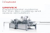 UNIVEX Experimental systems for thin film coating … Experimental systems for thin film coating and ... Costume jewelry ... Box-shaped stainless steel vacuum