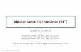 Bipolar Junction Transistor (BJT)aries.ucsd.edu/.../ECE65/12-W/Slides/ECE65_W12-BJT.pdf · A BJT consists of three regions F. Najmabadi, ECE65, Winter 2012 Simplified physical structure.