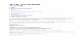 HP w20 / w22 LCD Monitor User’s · PDF fileBack to Contents Page Preface About This Guide • Notational Conventions About This Guide This guide is intended for anyone who uses the