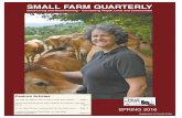 SMALL FARM QUARTERLY - CU Blog Service FARM QUARTERLY Feature Articles The Safe and Efficient Use of Tractor Three Point Hitches . . . . .Page 5 Vermont Farmstead Frozen Yogurt Speeds