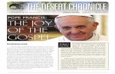 THE DESERT CHRONICLE - idahomonks.org issue of the Desert Chronicle is devoted to a single topic: Pope Francis exhortation The Joy of the Gospel. ( Evangelii gaudium, November 24,