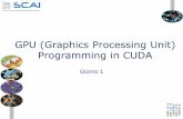 GPU (Graphics Processing Unit) Programming in CUDANVIDIA CUDA Programming Guide) ... CUDA C OpenCL CUDA Fortran ... GPU Computing Applications. Soluzioni alternative a CUDA per GPU