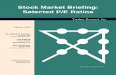 Stock Market Briefing: Selected P/E Ratios · PDF fileTable Of Contents Table Of ContentsTable Of Contents March 15, 2018 / Stock Market Briefing: Selected P/E Ratios Yardeni Research,