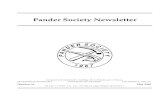Pander Society Newsletter - le.ac.uk · PDF fileELCOME to edition 34 of the Pander Society Newsletter. 2001 was a ... west Argentina), and the Eastern Cordillera ... Typical folk events,