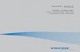 vacon nxs/p - ZENER | Customer First nxs/p ac drives user manual wall-mounted drives standalone drives ®