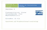 CT Systems of Professional Learning - …ctcorestandards.org/wp-content/uploads/2015/01/M5... · Web viewCT Systems of Professional Learning. Module 5. ... The Systems of Professional