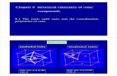 Chapter 9 Structural chemistry of ionic compoundsctc.xmu.edu.cn/jiegou/ppt/Chapter9.pdf ·  · 2011-03-22Chapter 9 Structural chemistry of ionic compounds ... 1/2 tetrahedral 4 4
