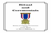 Ritual and Ceremonials during formal ceremonies and to render a ... Presentation Ceremony for Dr. Mary ... contained in the Ritual and Ceremonials book may be modified ...
