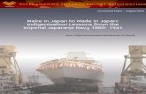 Make in Japan to Made in Japan: Indigenisation Lessons ... · PDF fileMake in Japan to Made in Japan: Indigenisation Lessons from the Imperial Japanese Navy 1880- 1941 Rear Admiral