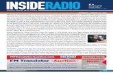 THE MOST TRUSTED NEWS IN RADIO - Insideradio.com 1 800.275.2840 THE MOST TRUSTED NEWS IN RADIO MORE NEWS» insideradio.com NEWS@INSIDERADIO.COM 002720 THURSDAY, JANUARY 21, 2016 Christmas
