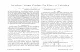 In-wheel Motor Design for Electric Vehicles Motor Design for Electric Vehicles ... Abstract—In this work an in-wheel electric motor ... Theories about differential drive and skid