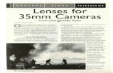 CAMERAS FILMS ACCESSORIES Lenses for 35mm Cameras Buyers... · CAMERAS FILMS ACCESSORIES Lenses for 35mm Cameras Interchangeable Eyes by Jack and Sue Drafahl O ... CONTAX/YASHICA
