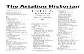 The Aviation Historian downloads/tah_index.pdf · Air racing: 7 62–71, ... Golden Crown display team (Iran): 21 24 Hamilton Standard Propellers: ... American Fokker: see Fokker