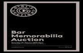 Bar Memorabilia Auction - Gigi's · PDF fileBar Memorabilia Auction ... A framed 1960s Punch Fry’s Chocolate advertising poster ... A framed 1960s Cadbury Roses advertising poster
