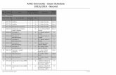 Ahlia University - Exam Schedule 2015/2016 - Second ECON 102 Principles of ... Ahlia University - Exam Schedule 2015/2016 - Second. No. Course Title Section No ... 10 MAGT 550 Research