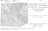 DELINEATION OF IN CENTRAL ALBERTA. - NRCancfs.nrcan.gc.ca/bookstore_pdfs/11921.pdf · Inventory, forest management ... difference between the observed and predicted temperatures at