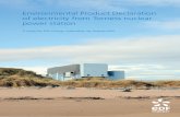 Environmental Product Declaration of electricity from ... · PDF fileEnvironmental Product Declaration of electricity from Torness nuclear power station 1 EDF Energy Key findings This