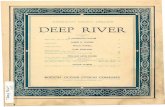 DEEP RIVER - web.ocpl.orgweb.ocpl.org/sheetmusic/viewfile.php?id=Deep_river.pdf · deep nv - er, lord, ... deep river don't be weary. traveller ev'ry time i feel the spirit i'm a-rolling