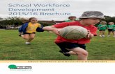 School Workforce Development 2015/16 Brochure - · PDF fileSchool Workforce Development 2015/16 Brochure. ... to discuss and agree on specific needs and actions. ... Examples of the