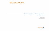 Teradata Viewpoint Configuration Guide · PDF fileSupported Teradata Database Versions 11 ... Request an Email Alert 35 ... Teradata Viewpoint Configuration Guide, Release 13.11 12
