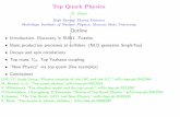 Top Quark Physics Outline - theor.jinr.rutheor.jinr.ru/~calc2006/Talks/boos_calc06.pdf · Top Quark Physics E. Boos High Energy Theory Division Skobeltsyn Institute of Nuclear Physics,