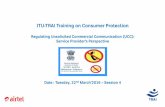 ITU-TRAI Training on Consumer Protection · PDF fileITU-TRAI Training on Consumer Protection ... 1) Content Signature ... Disciplinary action against Sales Channels involved in activation