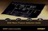 EMI Filters Product Selection Guide - · PDF fileEMI Filters Product Selection Guide. 3 ... the solution is often to add an EMI filter to the design. EMI filters consist of combinations
