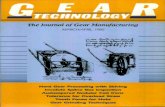 Th,etoumoi of Gear Manufactur;,ng · PDF file · 2014-07-17Th,etoumoi of Gear Manufactur;,ng MARCH'! ... favorable to capital intensive 'smokestack' industries" by ... ability to