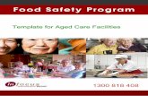 Aged Care Food Safety Program Template - … Care FSP Sample...Aged Care Food Safety Program Template ... 6.7 Kitchen & Equipment Maintenance ... Check all ingredients for physical