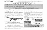 only LIFE ON EARTH - Wikispaceson...Preliminary Biology Topic 3 “Life on Earth ... At the end of the notes you will find a blank version of this “Mind Map” to practise on.